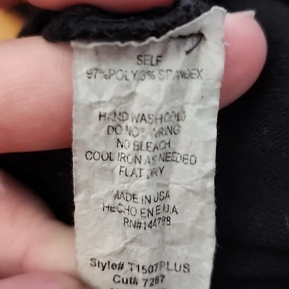 Twenty Second black hoodie with arm cutouts 1X - Picture 11 of 11